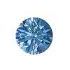 Moissanite /Okrągły/ Niebieski / VVS1