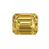 Moissanite / Emerald / Żółty / VVS1
