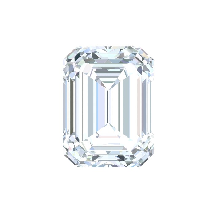 Moissanite / Emerald / DEF/ VVS1