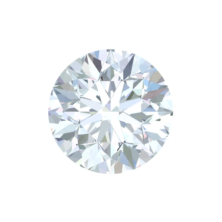 Moissanite / Okrągły / DEF / VVS1 0.8mm-12mm