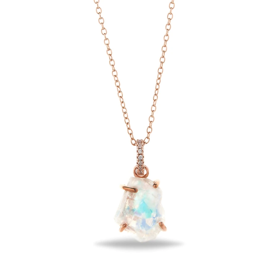 Naszyjnik Moonstone Skadi - srebro 925