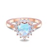 Pierścionek Moonstone Dione - srebro 925