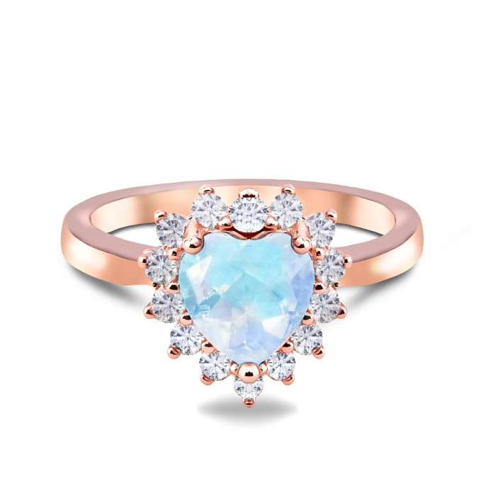 Pierścionek Moonstone Dione - srebro 925