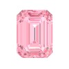 Moissanite / Emerald / Różowy / VVS1