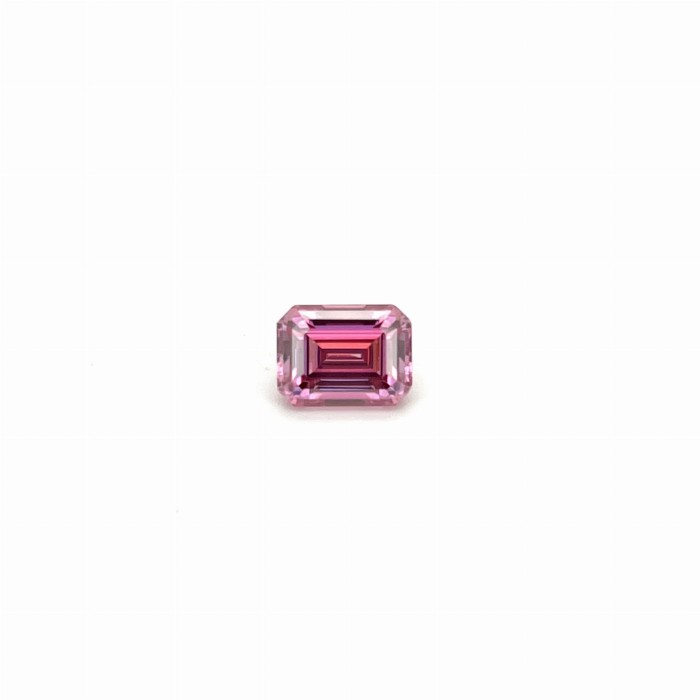 Moissanite / Emerald / Różowy / VVS1