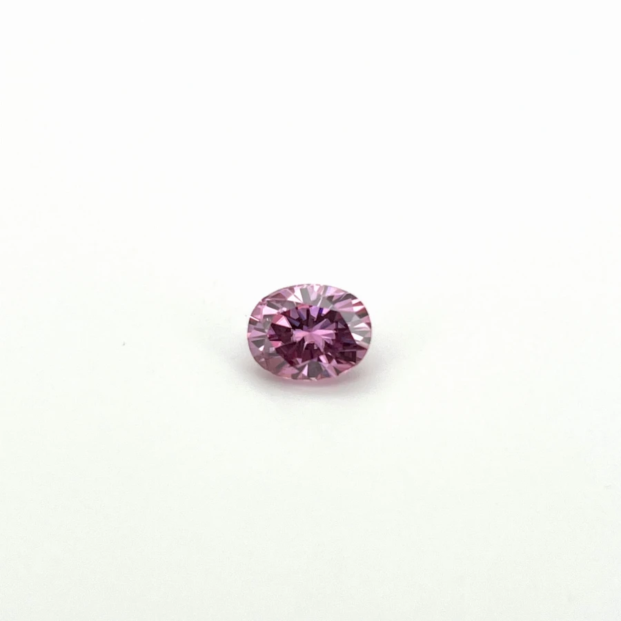 Moissanite / OVAL / Różowy / VVS1