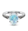 Pierścionek Moonstone Rea - srebro 925