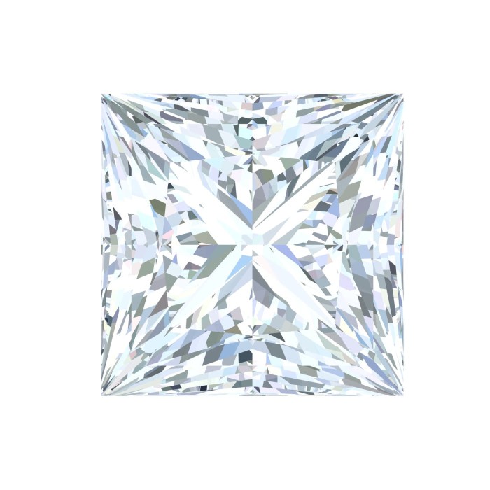 Moissanite / Princess / DEF/ VVS1