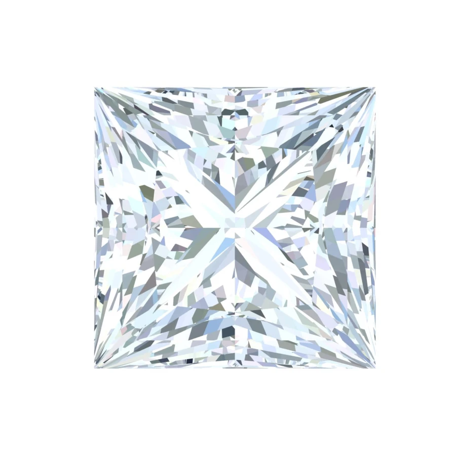 Moissanite / Princess / DEF/ VVS1