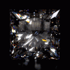 Moissanite / Princess / DEF/ VVS1