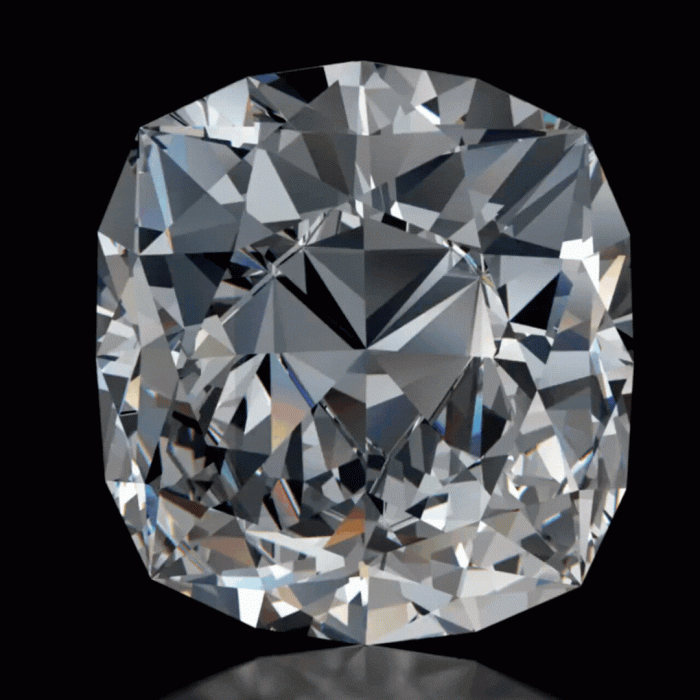Moissanite / Poduszka / DEF/ VVS
