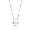 Naszyjnik Moonstone Febe - srebro 925