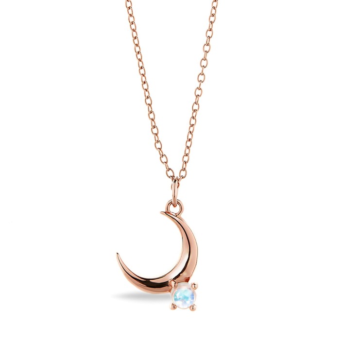 Naszyjnik Moonstone Erriapus - srebro 925
