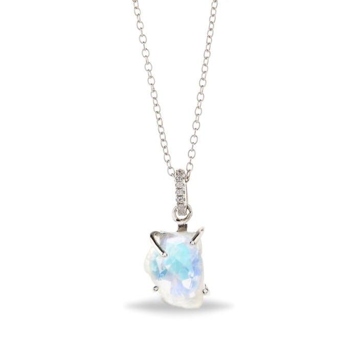Naszyjnik Moonstone Skadi - srebro 925