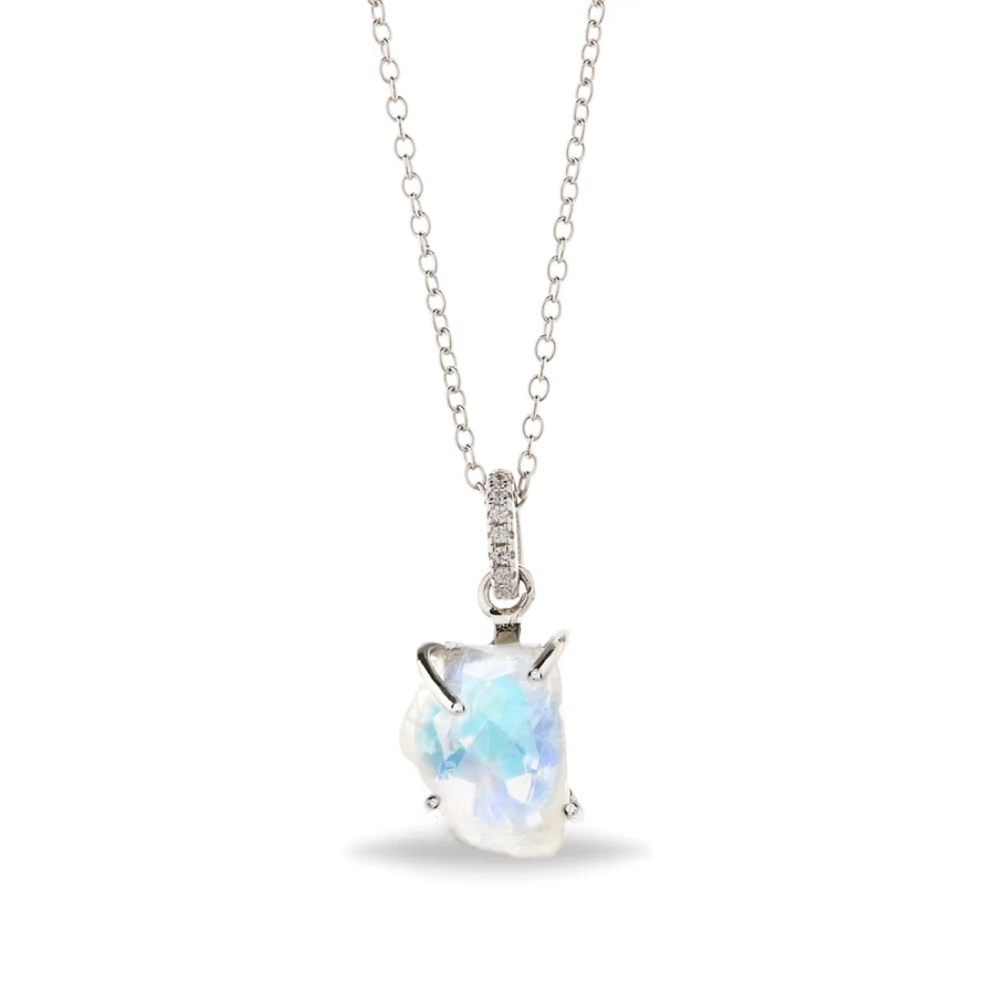 Naszyjnik Moonstone Skadi - srebro 925