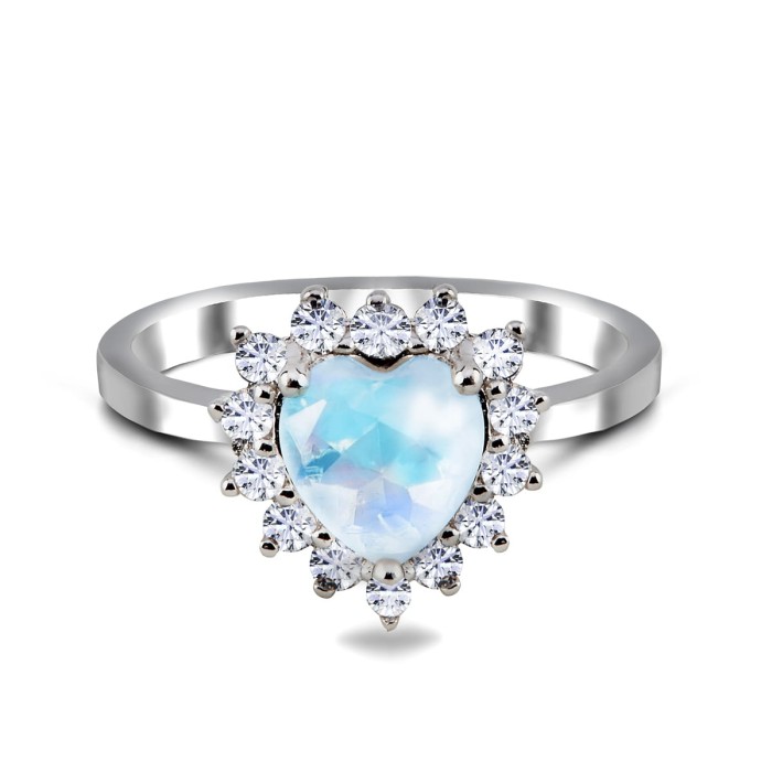 Pierścionek Moonstone Dione - srebro 925