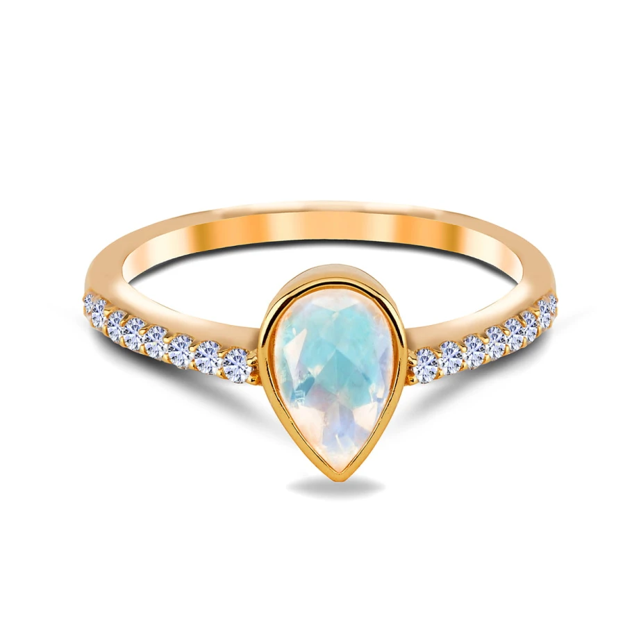 Pierścionek Moonstone Mimas- srebro 925