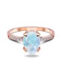 Pierścionek Moonstone Rea - srebro 925