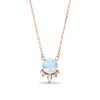Naszyjnik Moonstone Febe - srebro 925