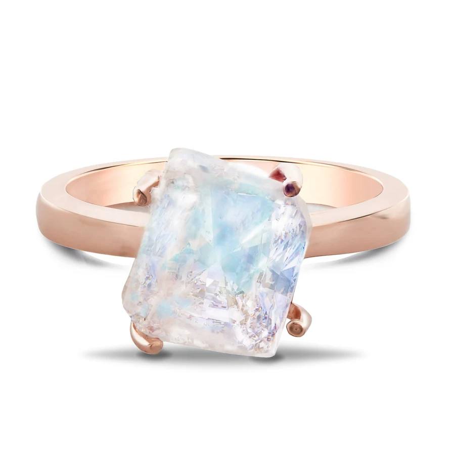 Pierścionek Moonstone Skadi - srebro 925