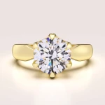 Pierścionek zaręczynowy w 24h z moissanitem 3ct – Whisper złoto 585 