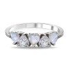 Pierścionek Moonstone Telesto - srebro 925