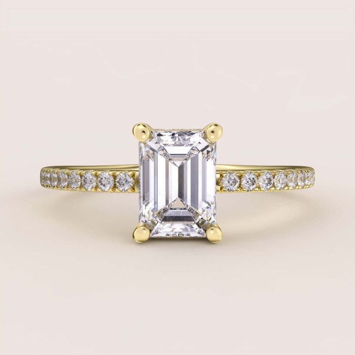 pierscionek-zareczynowy-halo-diament-laboratoryjny-1ct-szlif-szmaragdowy-zolte-zloto-bok-venice-hariets