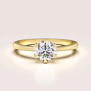 Pierścionek zaręczynowy w 24h Solitaire z diamentem laboratoryjnym – Antica złoto 585