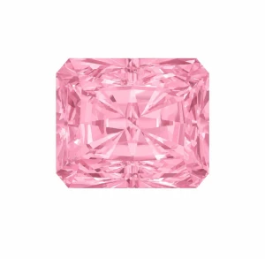 Moissanite / Radiant / Różowy / VVS1 