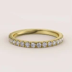 Pierścionek z moissanitami w 24h 0.27ct - Harmony złoto 585